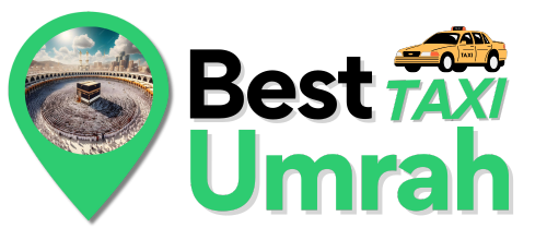 Best Umrah Taxi Logo – Black Version